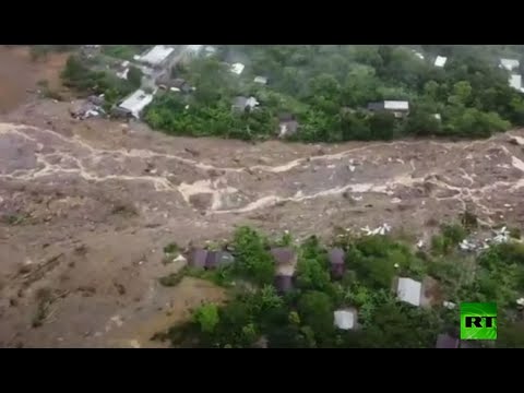 وفاة العشرات في انهيار أرضي بـغواتيمالا